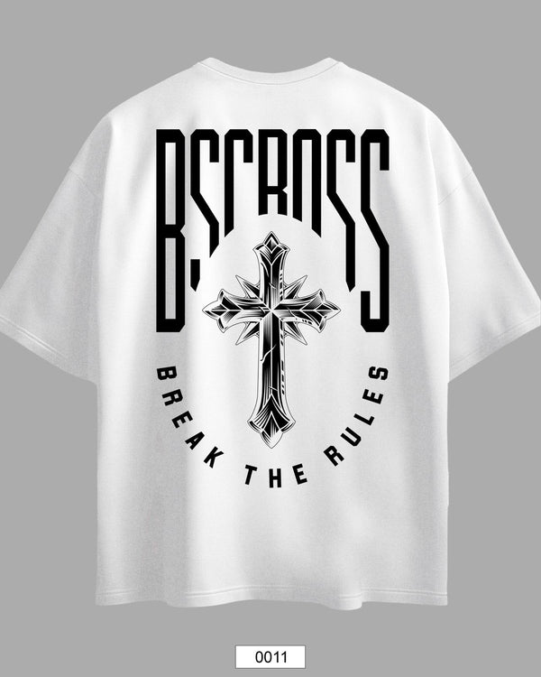 Oversized Exclusive - Cross Diamond Branca