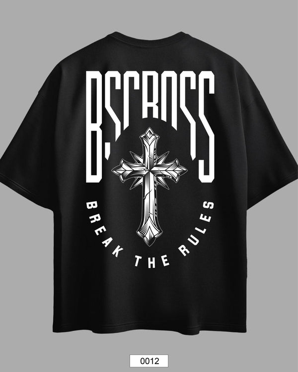 Oversized Exclusive - Cross Diamond Preta
