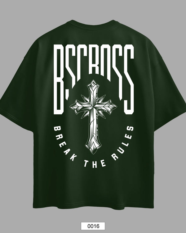Oversized Exclusive - Cross Diamond Verde