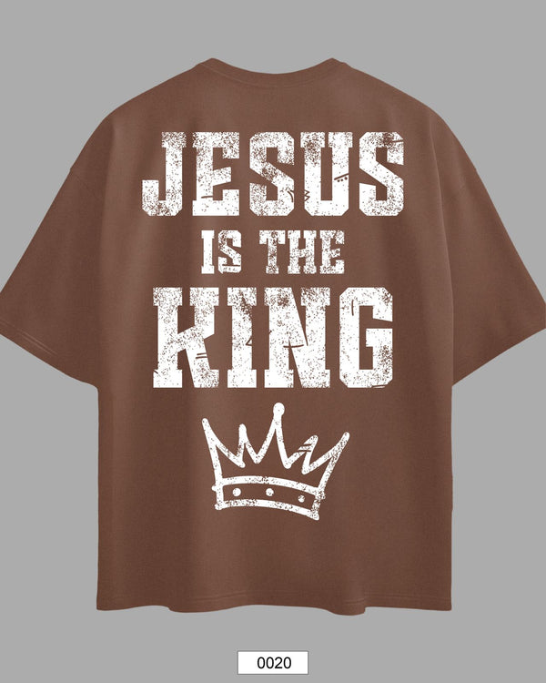 Oversized Exclusive - Jesus is The King Marrom