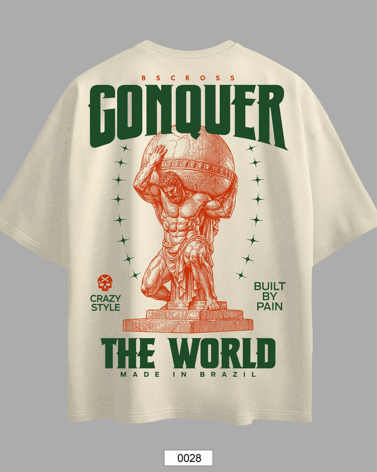 Oversized Exclusive - Conquer Off White