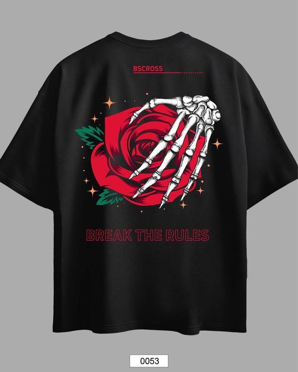 Oversized Exclusive - Flower Hand Back Preta