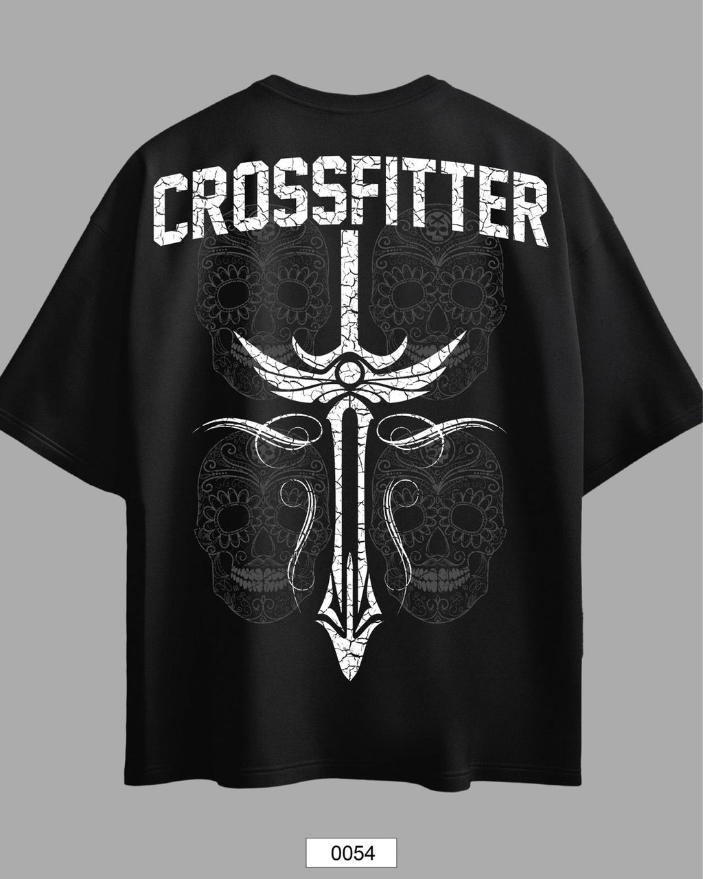 Oversized Exclusive - Crossfitter Mexican Skulls Preta