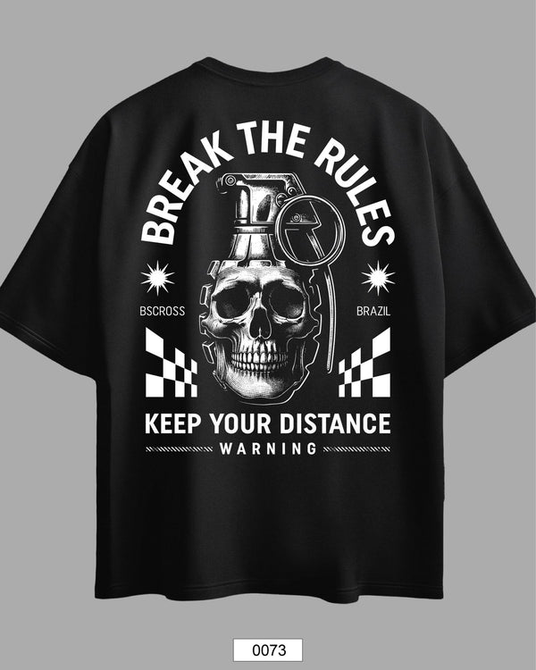 Oversized Exclusive - Grenade Skull Preta