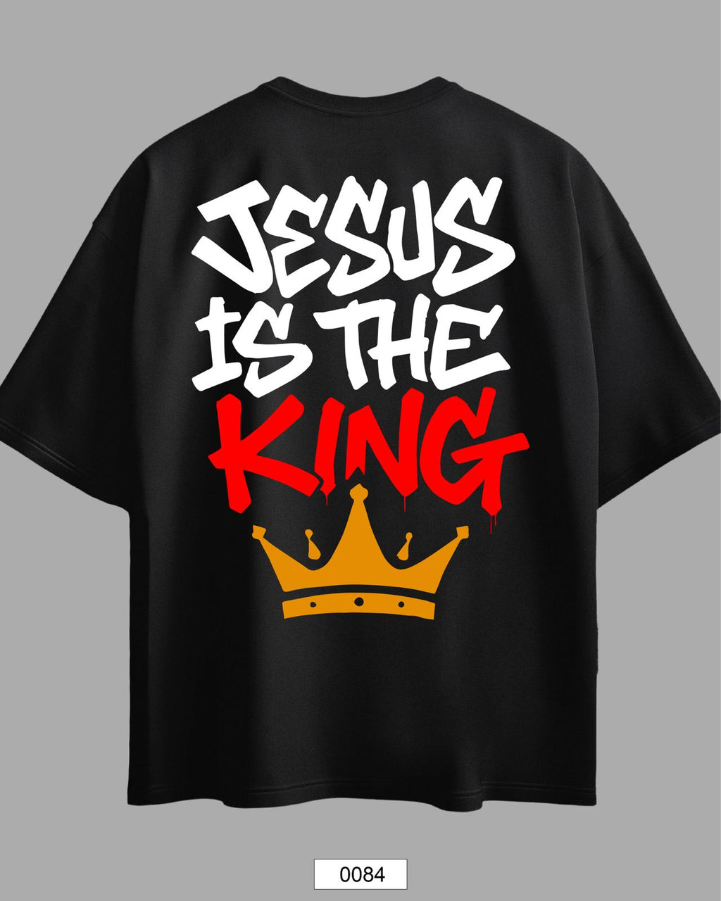 Oversized Exclusive - Jesus Is the King Preta