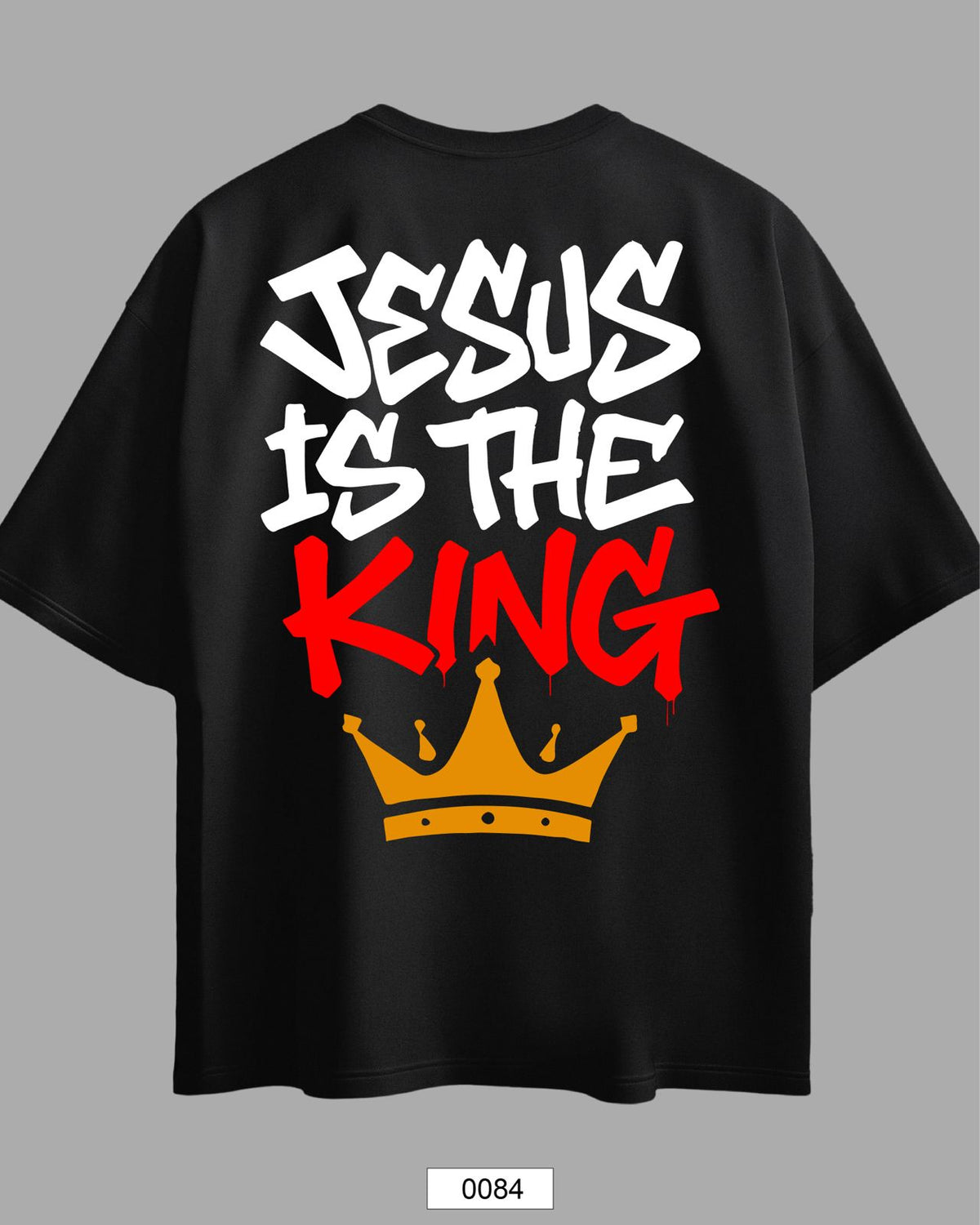 Oversized Exclusive - Jesus Is the King Preta