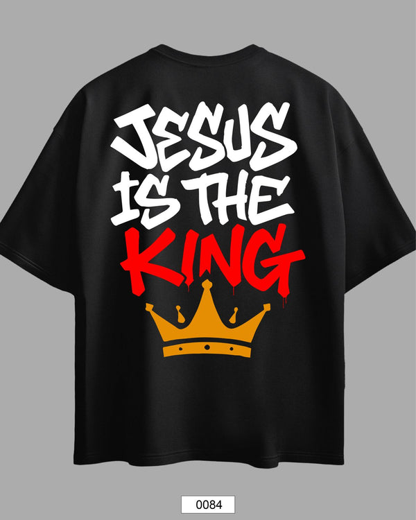Oversized Exclusive - Jesus Is the King Preta