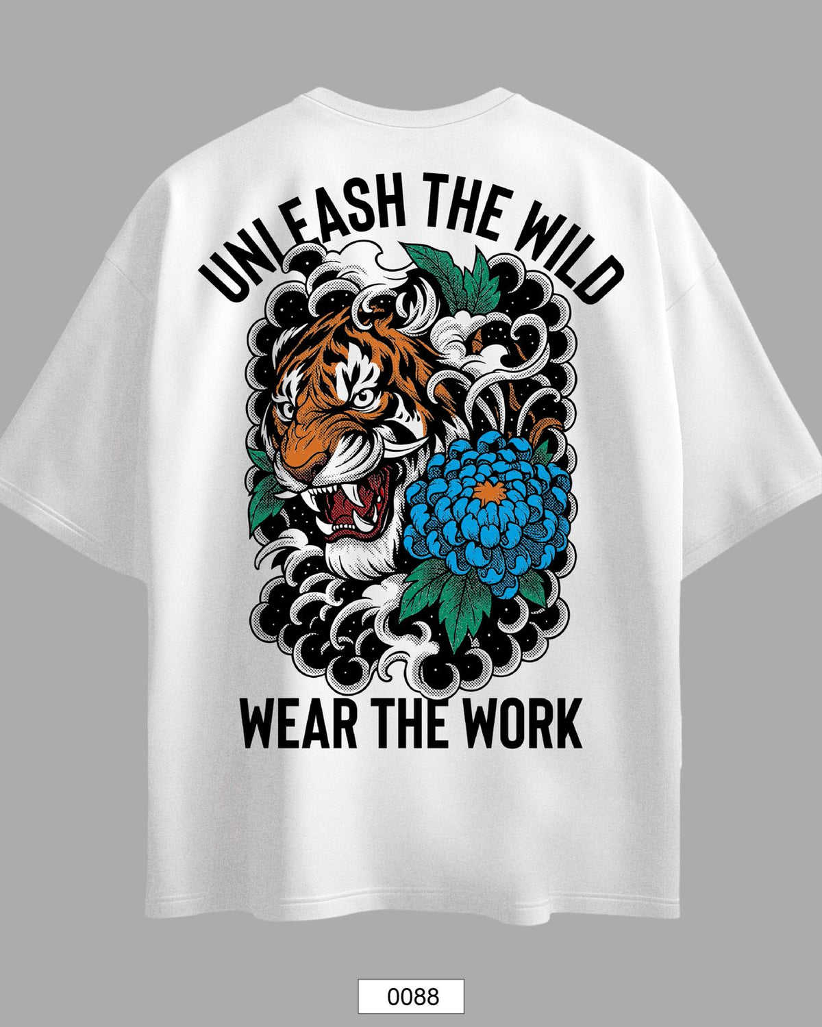 Oversized Exclusive - Tiger 02 Branca