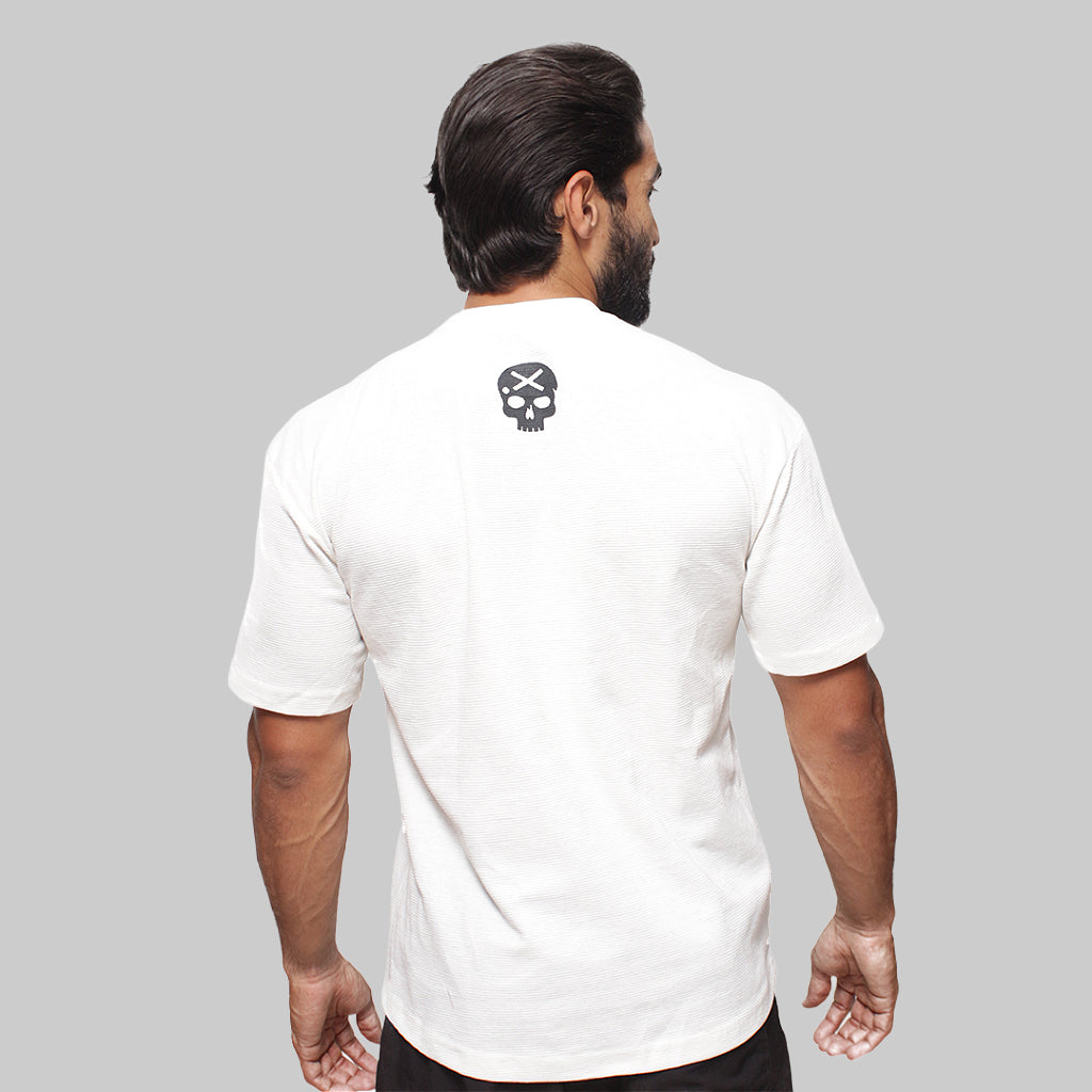 Camiseta Mas. Big Oversized BS Assinatura - Off White