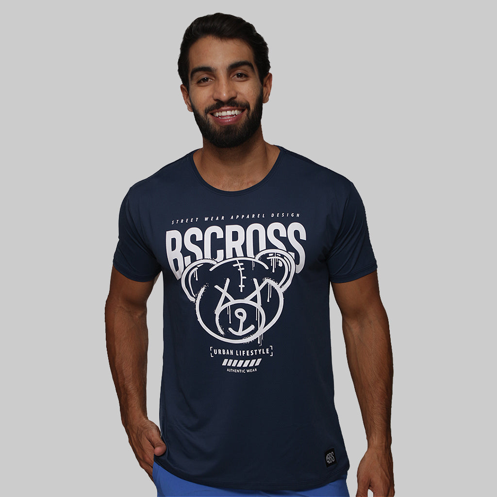 Camiseta Mas. Bear BSCross - Marinho