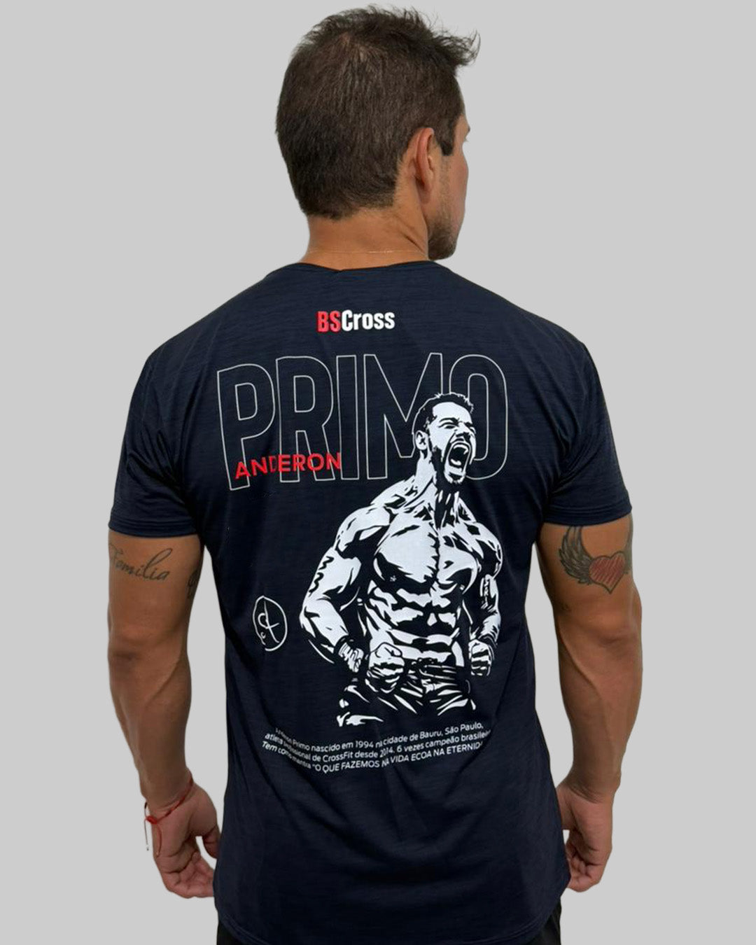 Camiseta Mas. - Anderon Primo Azul Marinho