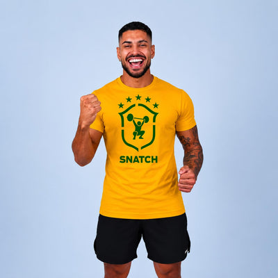 Camiseta Brasil | Snatch - Amarela