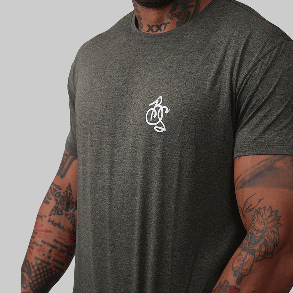 Camisa Masc. Bas BScross Initials - Verde