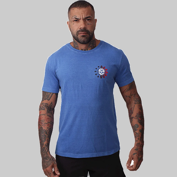 Camiseta Mas. Stonada BS - Azul