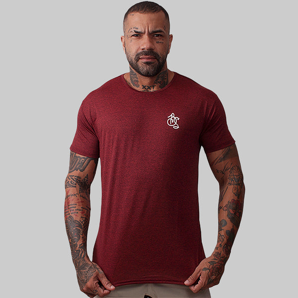 Camisa Masc. Bas BScross Initials - Vermelho