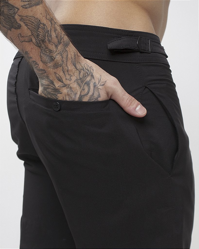 Berm Casual All in One Color - Preto