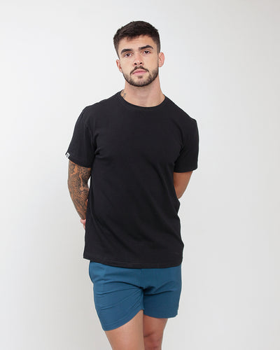 Camiseta Básica 100% Algodão - Preto