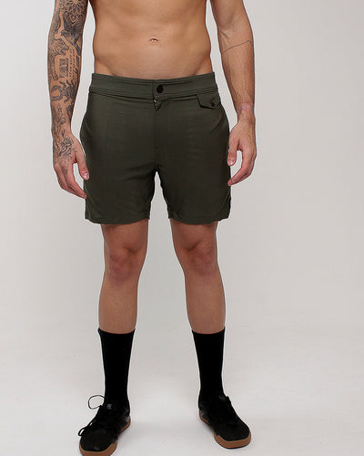 Bermuda Casual - Verde Escuro