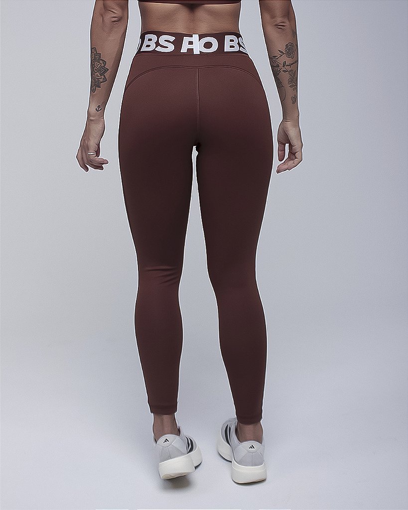 Legging BS PRO Alta COMPRESSÃO - Coffee