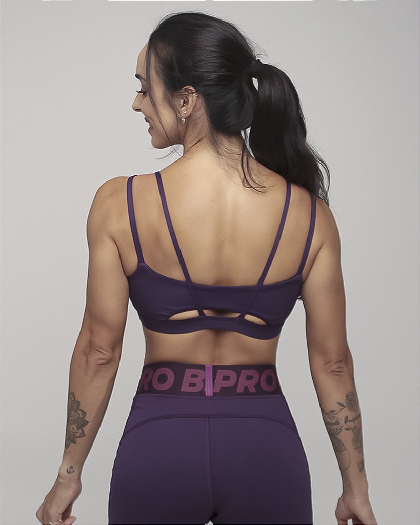 Top BS PRO c/ recorte costa - Grape