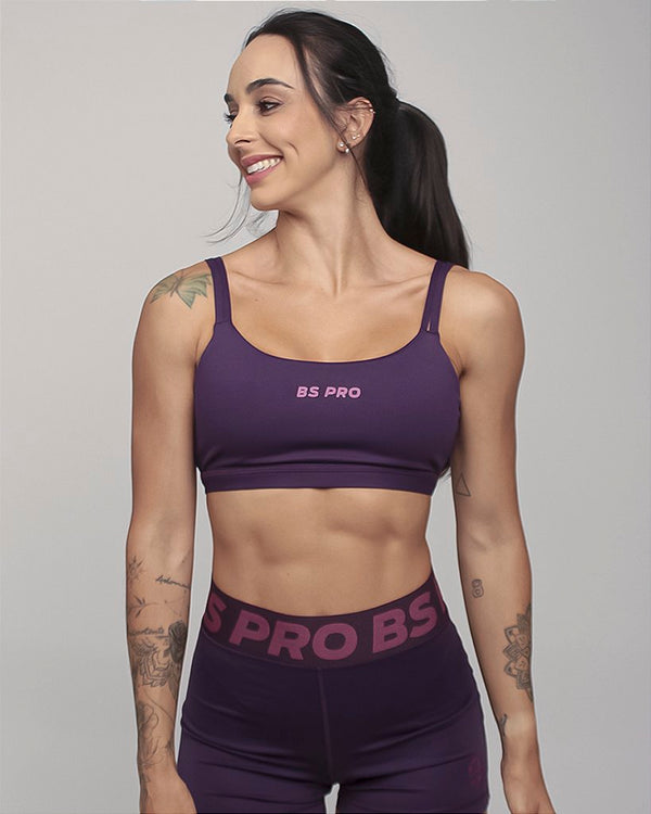 Top BS PRO c/ recorte costa - Grape