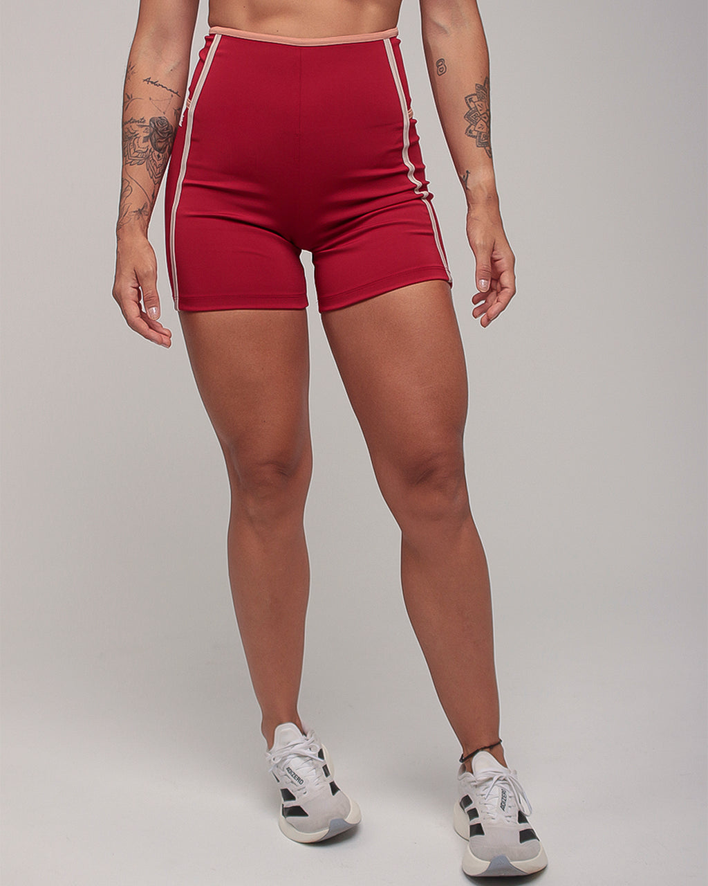 Short Fem Cintura Alta c/ Contraste - Rubi
