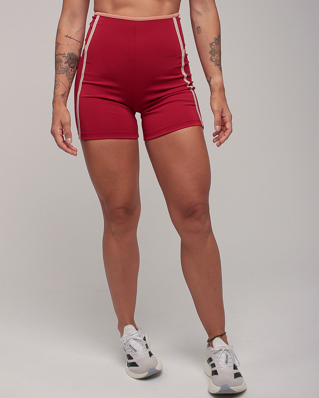 Short Fem Cintura Alta c/ Contraste - Rubi