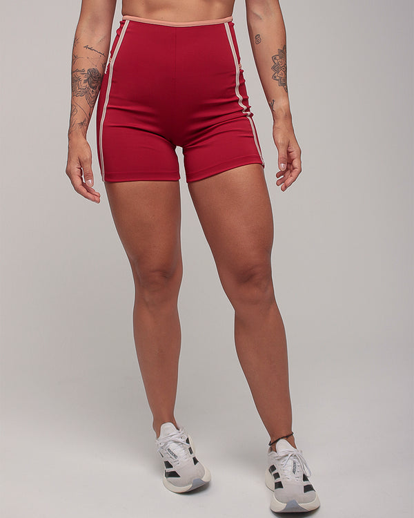 Short Fem Cintura Alta c/ Contraste - Rubi