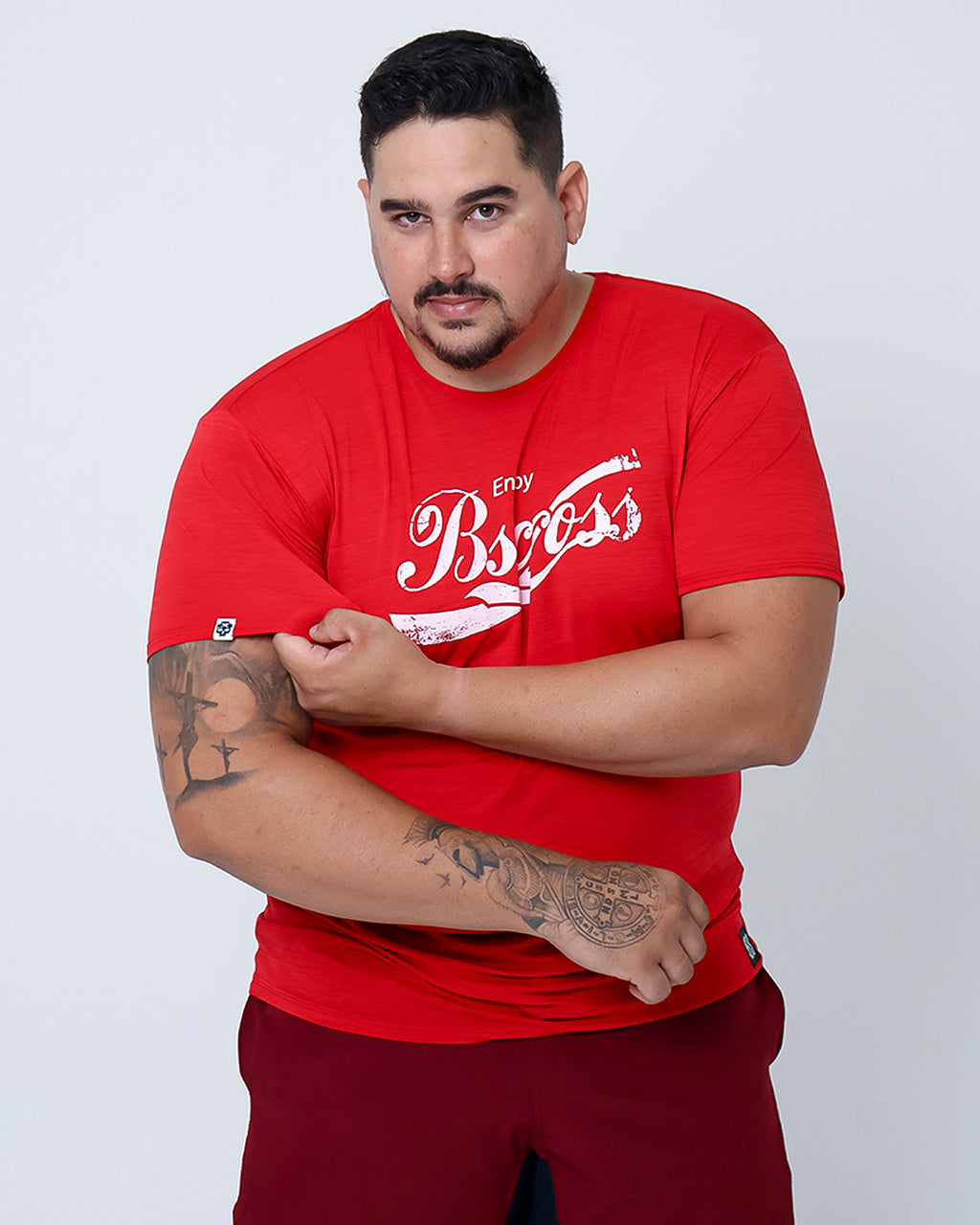 Cam Masc Plus Size Enjoy - Vermelho