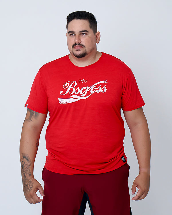 Cam Masc Plus Size Enjoy - Vermelho