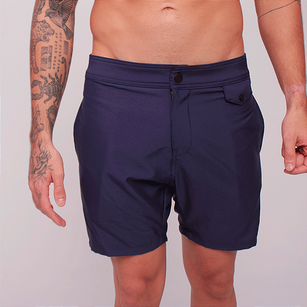 Berm Casual Passeio All in One - Azul Marinho