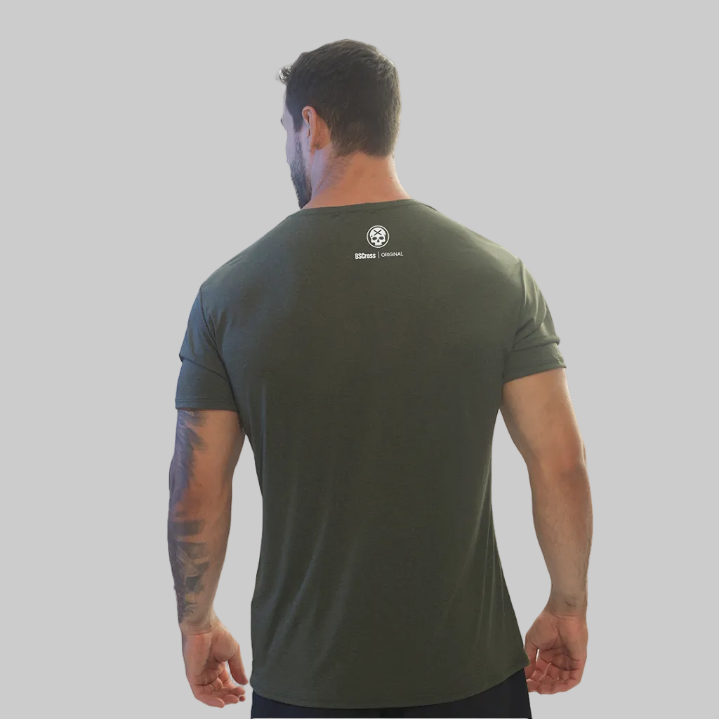 Camiseta Mas. Old School Basic - Verde