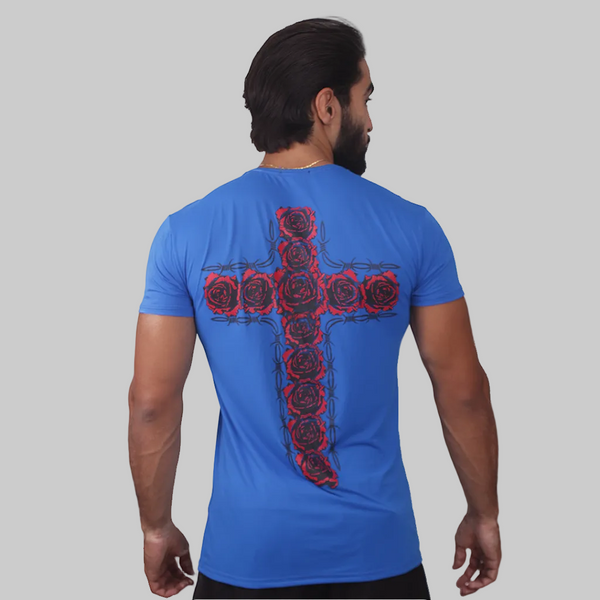 Camiseta Mas. BS Is God - Azul Royal