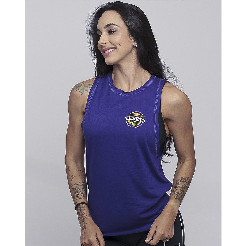 Regata Fem Logo Copa Sur - Roxo