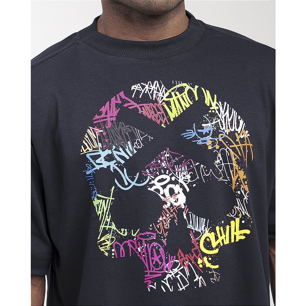 Cam  Big Oversized BS Grafite - Preto