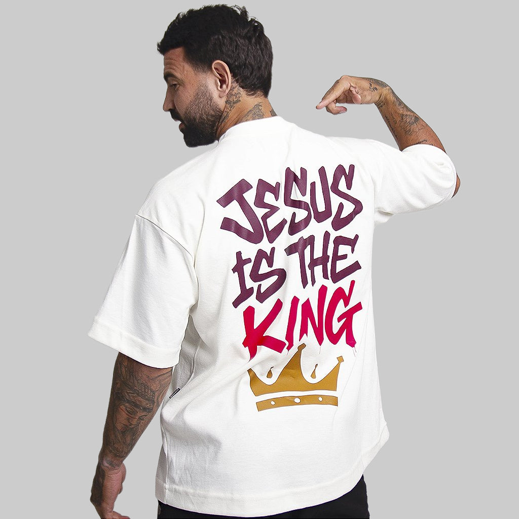 Cam Oversized Jesus is The King - Off