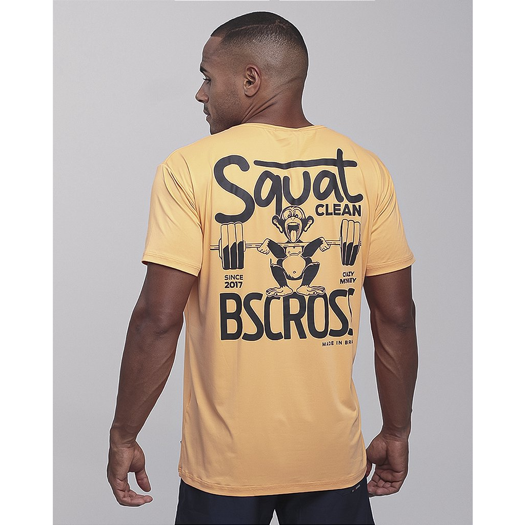 Cam Masc Squat Clean Bs - Laranja