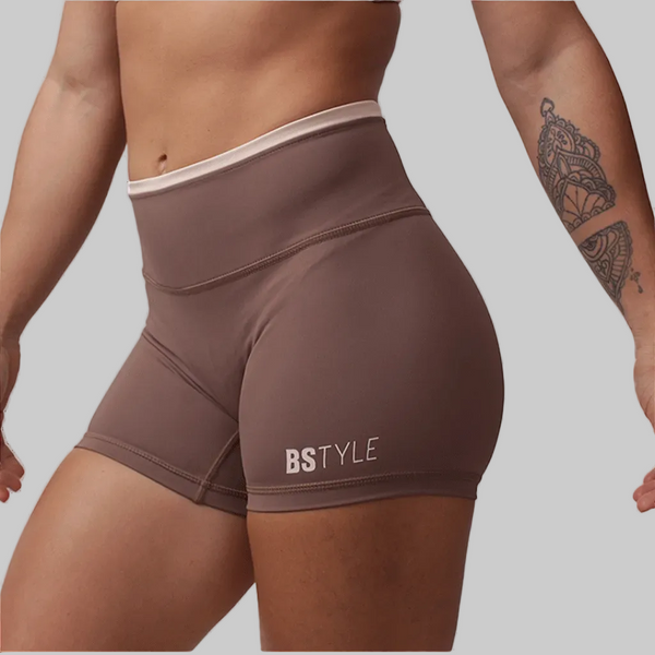 Short Inter Sem Costura  - Castanho
