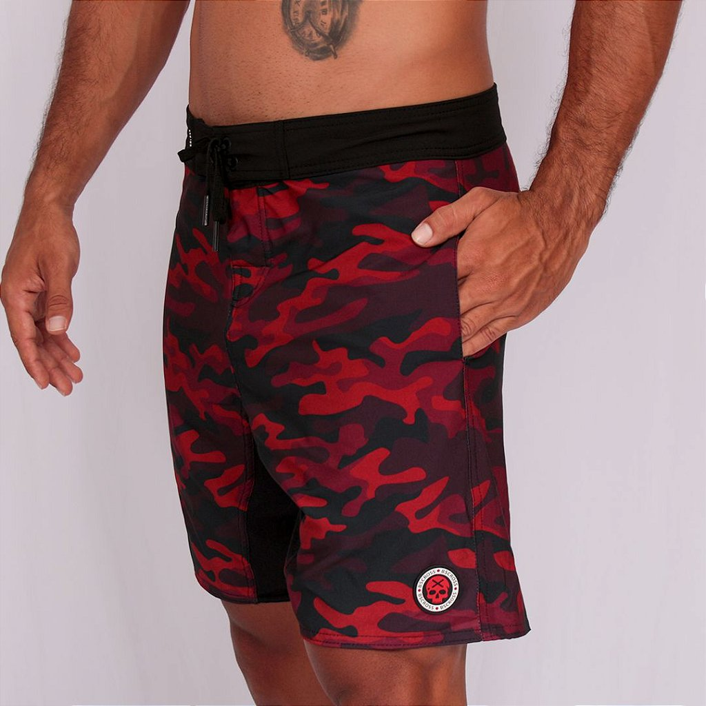 Bermuda Red Camuflado