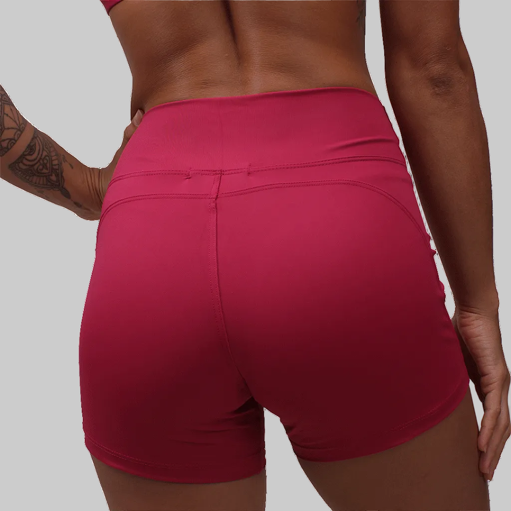 Short fem. BS Levanta Bumbum - Vinho