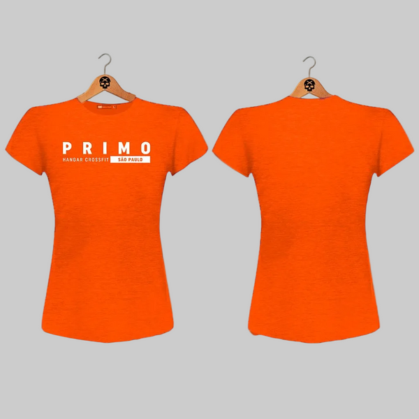 Camiseta Feminina Personalizável Exclusive Team - BS Cross - Laranja