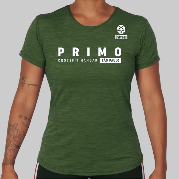 Camiseta Feminina Personalizável Exclusive Team - BS Cross - Verde Militar