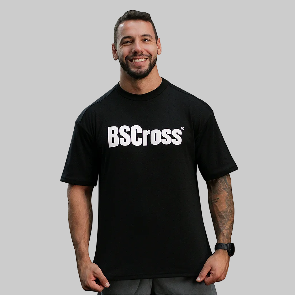 Camiseta Mas. Oversized BS - Preto