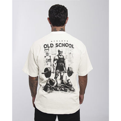 Camiseta Mas. Big Oversized BS Old School - Off