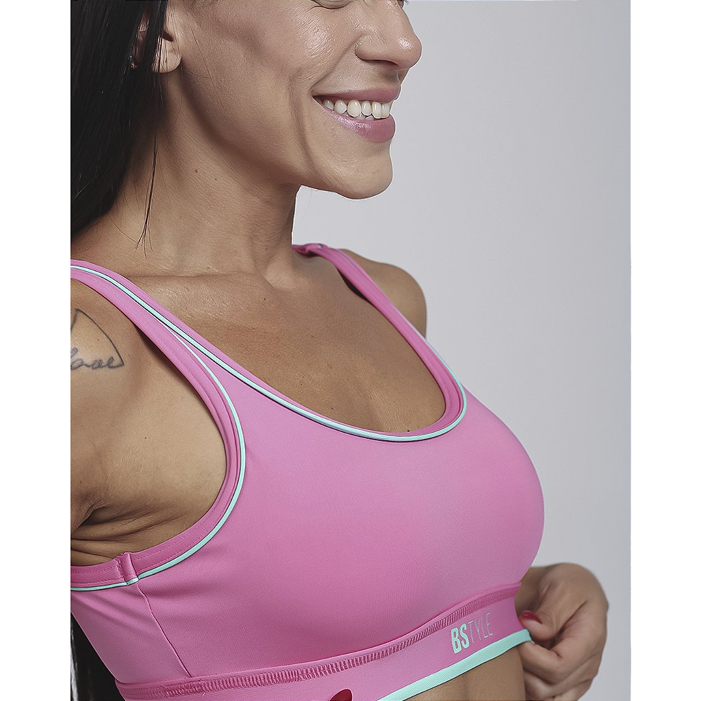 Top c/ Alças com Debrum - Liso Luciana