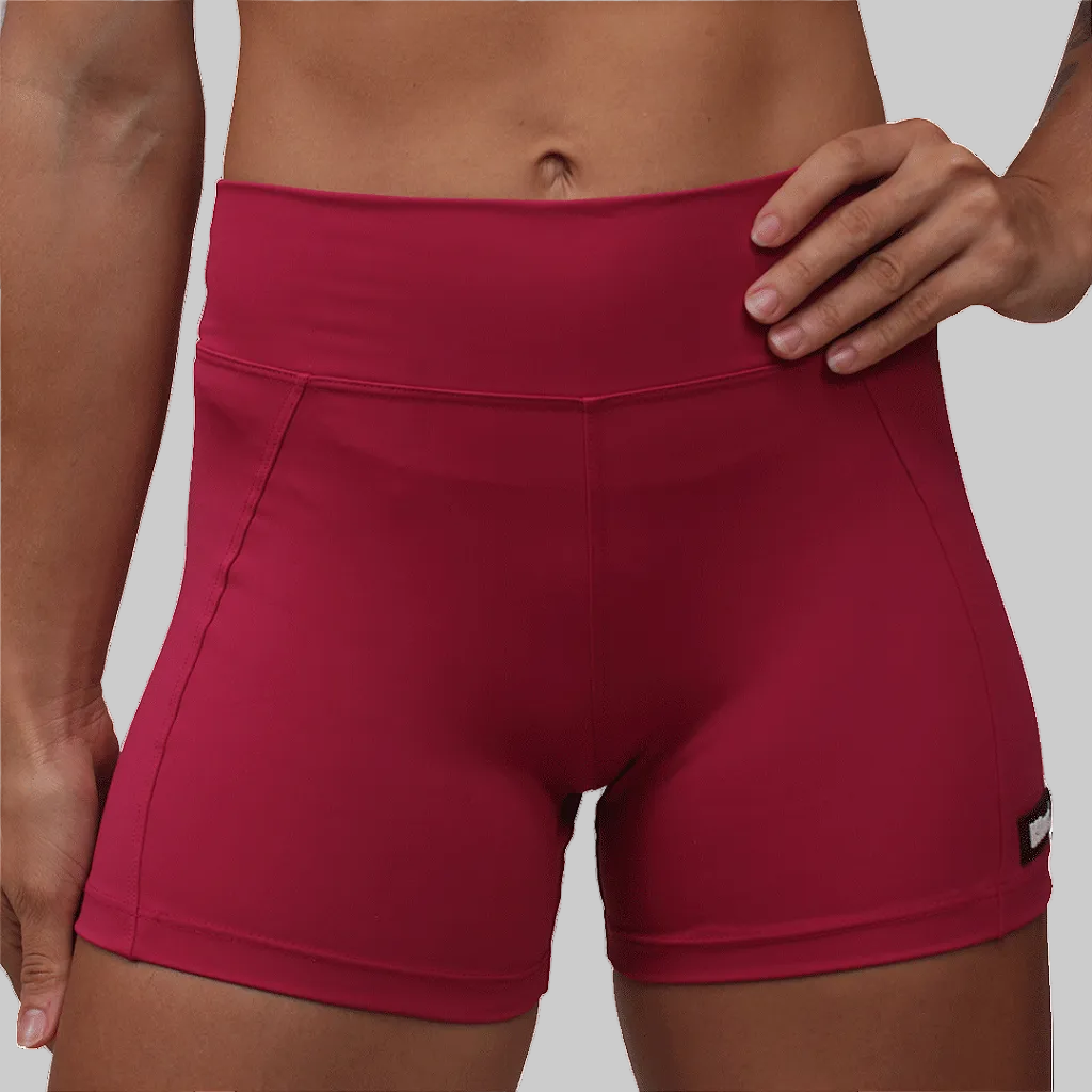Short fem. BS Levanta Bumbum - Vinho