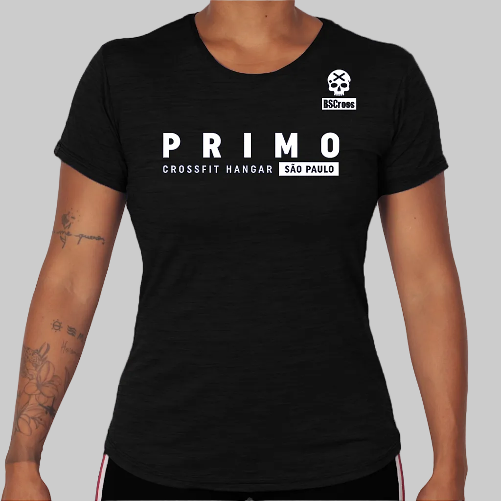 Camiseta Feminina Personalizável Exclusive Team - BS Cross - Preto