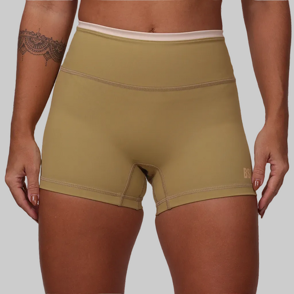 Short fem. Bs  Inter Sem Costura  - Khaki