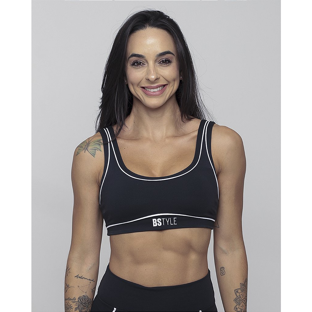 Top Fem. Alças Soft - Preto