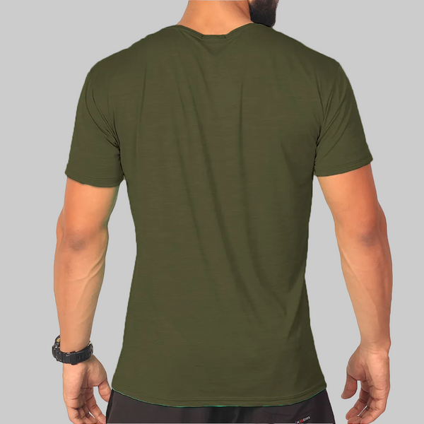 Camiseta Masculina Personalizável Exclusive Team - BS Cross - Verde Militar